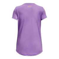 Under Armour Girls' Tech Big Logo Solid T Shirt