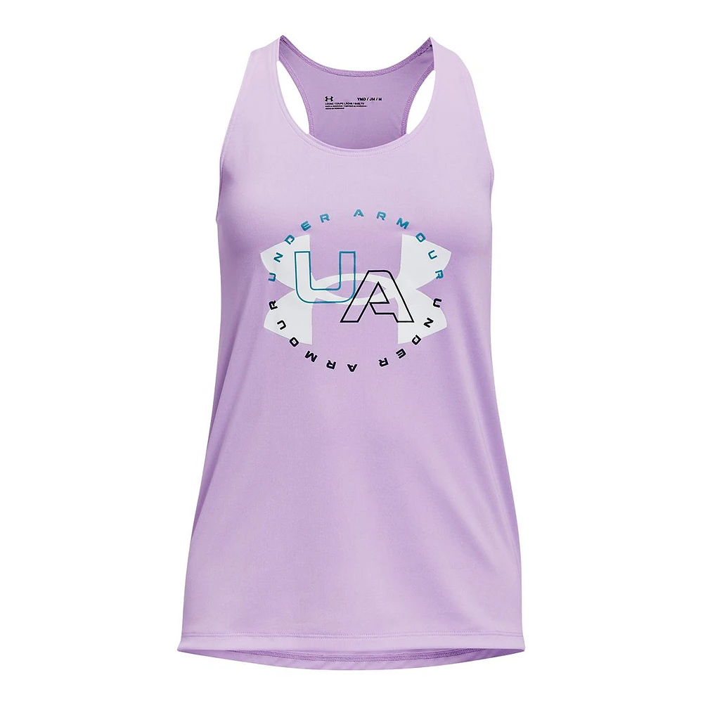 Under Armour Girls' Tech Big Logo Tank