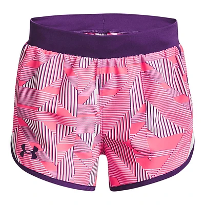 Under Armour Girls' Fly By Printed Shorts