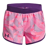 Under Armour Girls' Fly By Printed Shorts