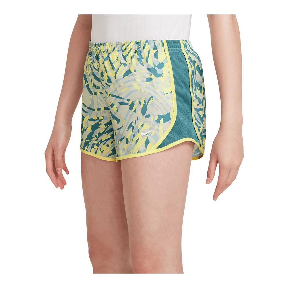 Nike Girls' Dri-FIT Tempo All Over Print Shorts