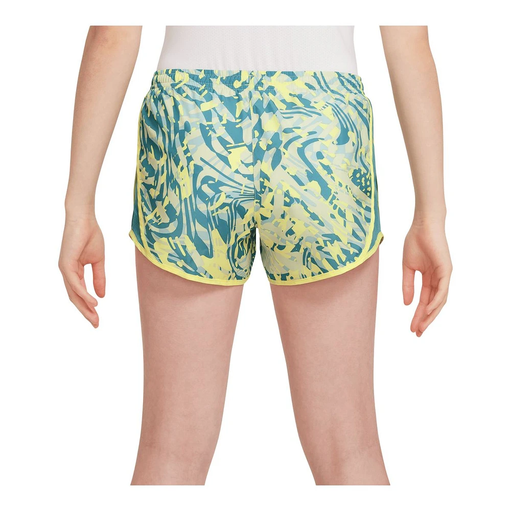 Nike Girls' Dri-FIT Tempo All Over Print Shorts