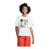 Nike Sportswear Girls' Boxy Print T Shirt