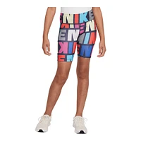 Nike Girls' Dri-FIT One Logo Print Shorts