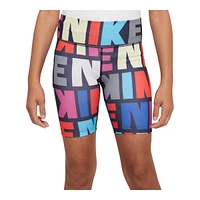 Nike Girls' Dri-FIT One Logo Print Shorts