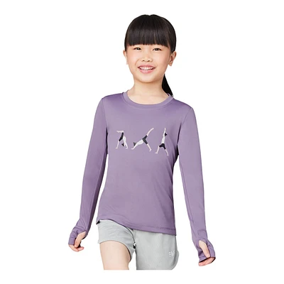 FWD Girls' Basic UPF Long Sleeve T Shirt