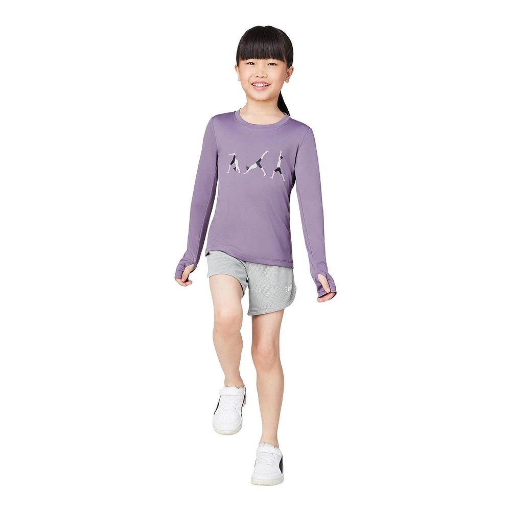 FWD Girls' Basic UPF Long Sleeve T Shirt