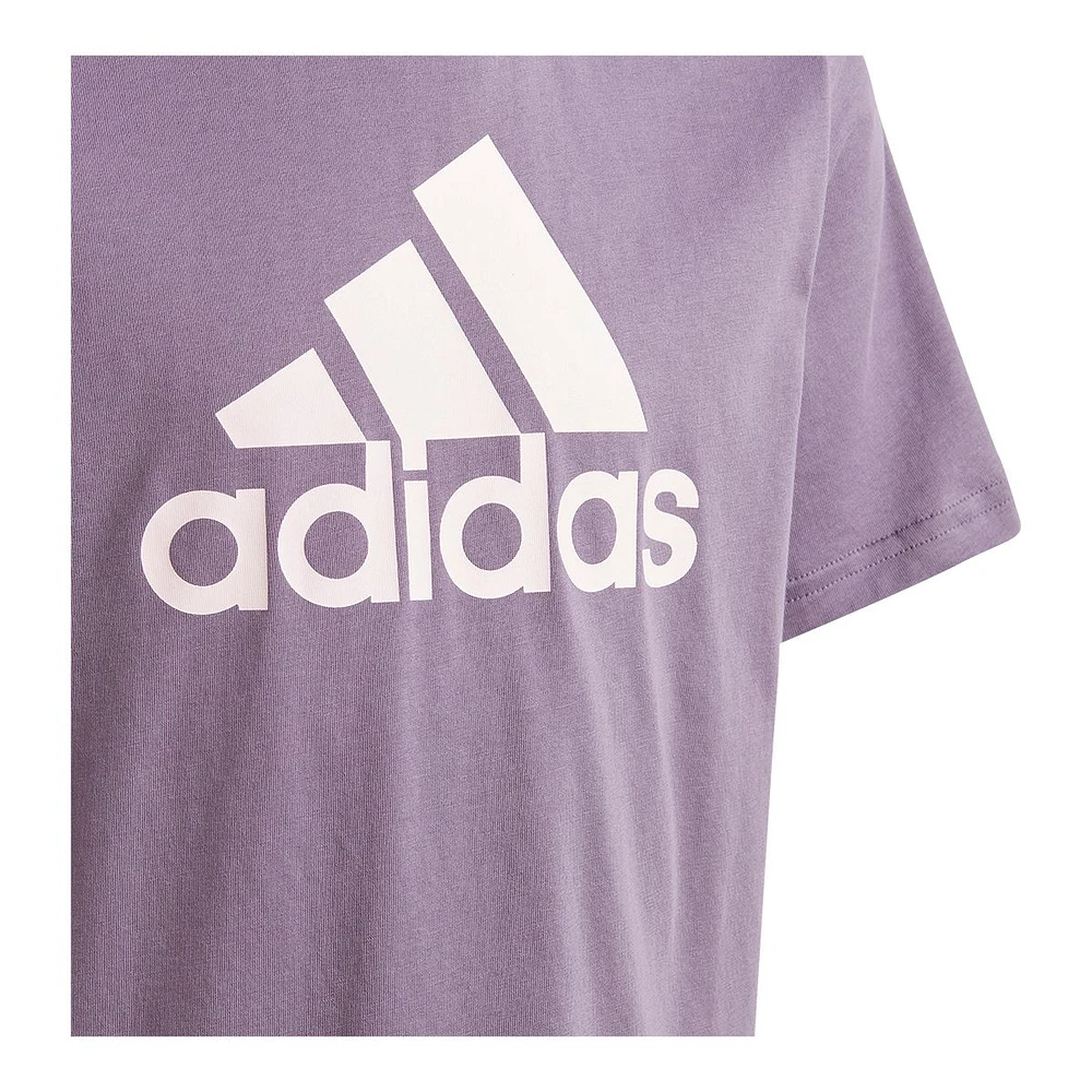 adidas Girls' Big Logo T Shirt