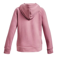 Under Armour Girls' Rival Fleece Big Logo Print Fill Hoodie