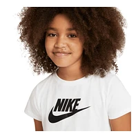 Nike Sportswear Girls' Crop Futura T Shirt