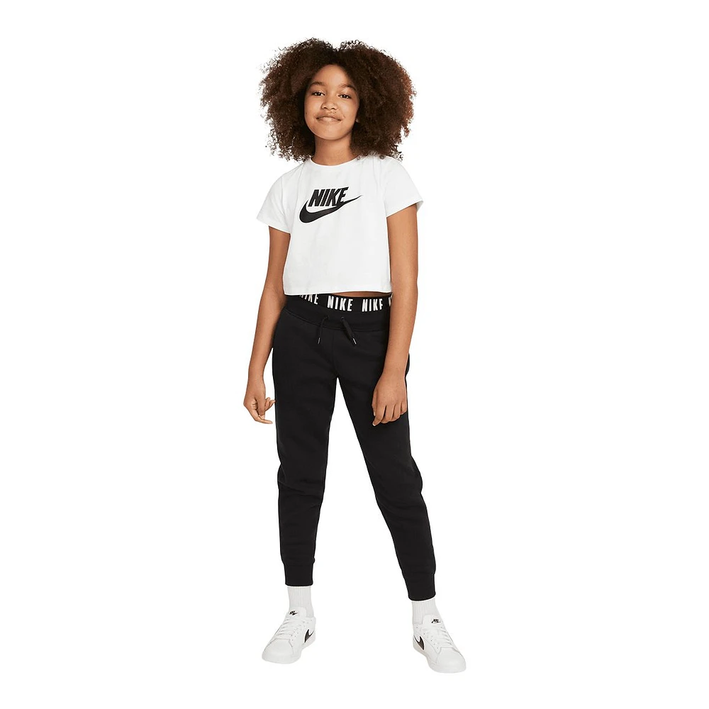 Nike Sportswear Girls' Crop Futura T Shirt