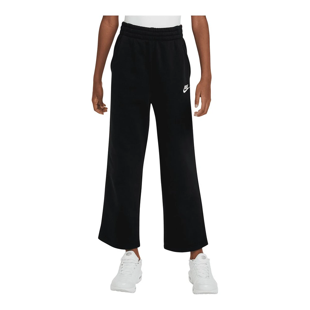 Nike Sportswear Girls' Club Fleece Wide Pants