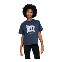 Nike Sportswear Girls' Boxy Butterfly T Shirt