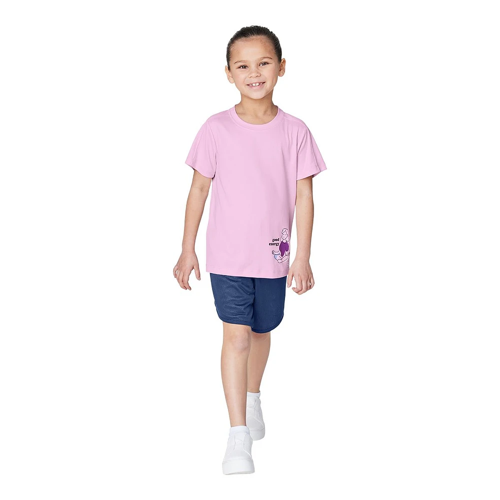 FWD Girls' Reversible Mesh Gym Shorts