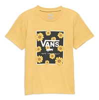 Vans Girls' Sunflower Animal Box T Shirt