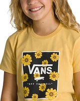 Vans Girls' Sunflower Animal Box T Shirt