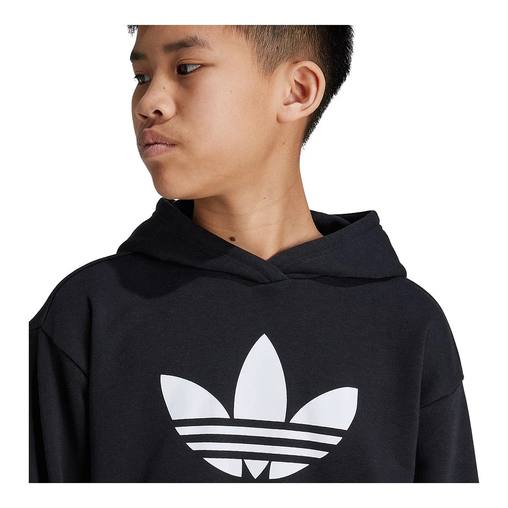 adidas Originals Girls' Cropped Hoodie