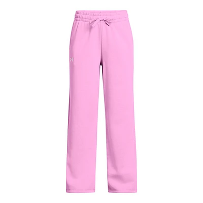 Under Armour Girls' Rival Fleece Straight Leg Pants