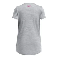 Under Armour Girls' Tech Twist WDMK Logo T Shirt