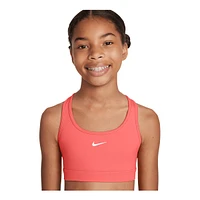 Nike Girls' Dri-FIT Swoosh Sports Bra