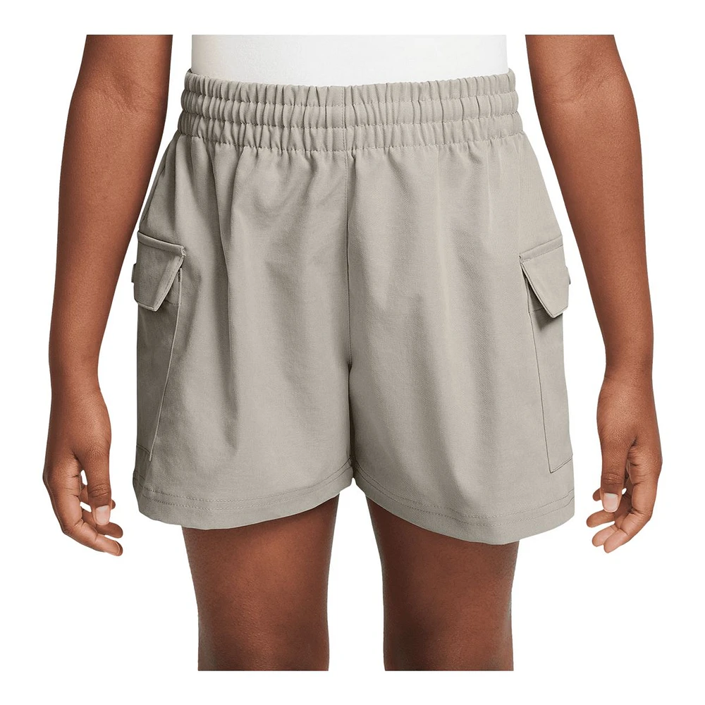 Nike Sportswear Girls' Woven Cargo Shorts