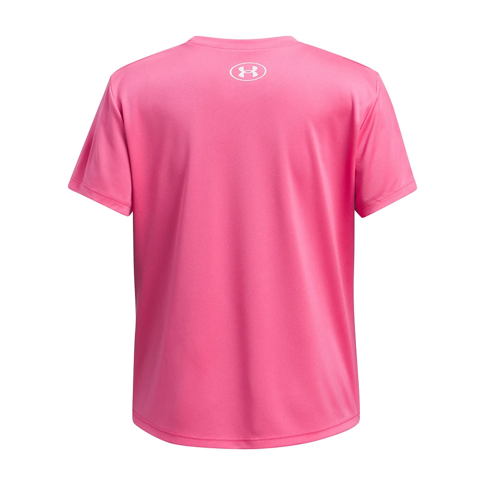 Under Armor Girls' Tech™ Print Big Logo T Shirt