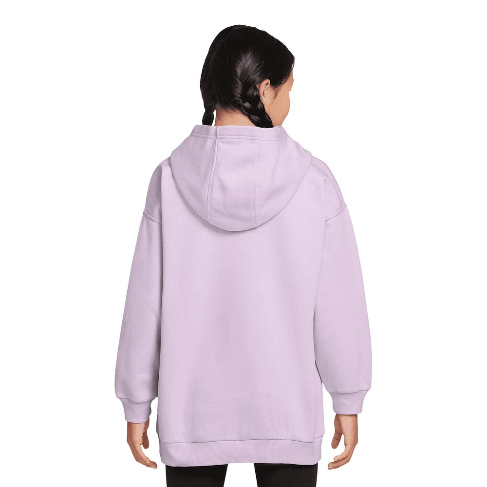 Nike Sportswear Girls' Club Oversized Pullover Hoodie