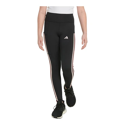 adidas Girls' 3-Stripe Cell Pocket Tights