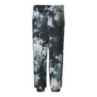 Onzie Kids' Toddler Girls' Evergreen Tie Dye Sweatpants, Casual, Lounge, Mid Rise