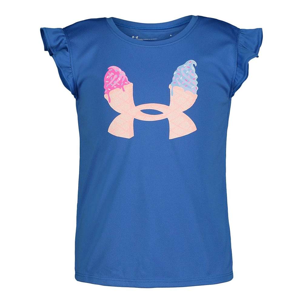 Under Armour Girls' 2-4 Ice Cream Logo T Shirt