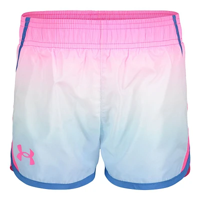 Under Armour Girls' 2-4 Ombre Fly By Shorts