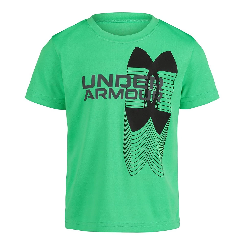 Under Armour Toddler Boys' UA Split Logo Hybrid T Shirt