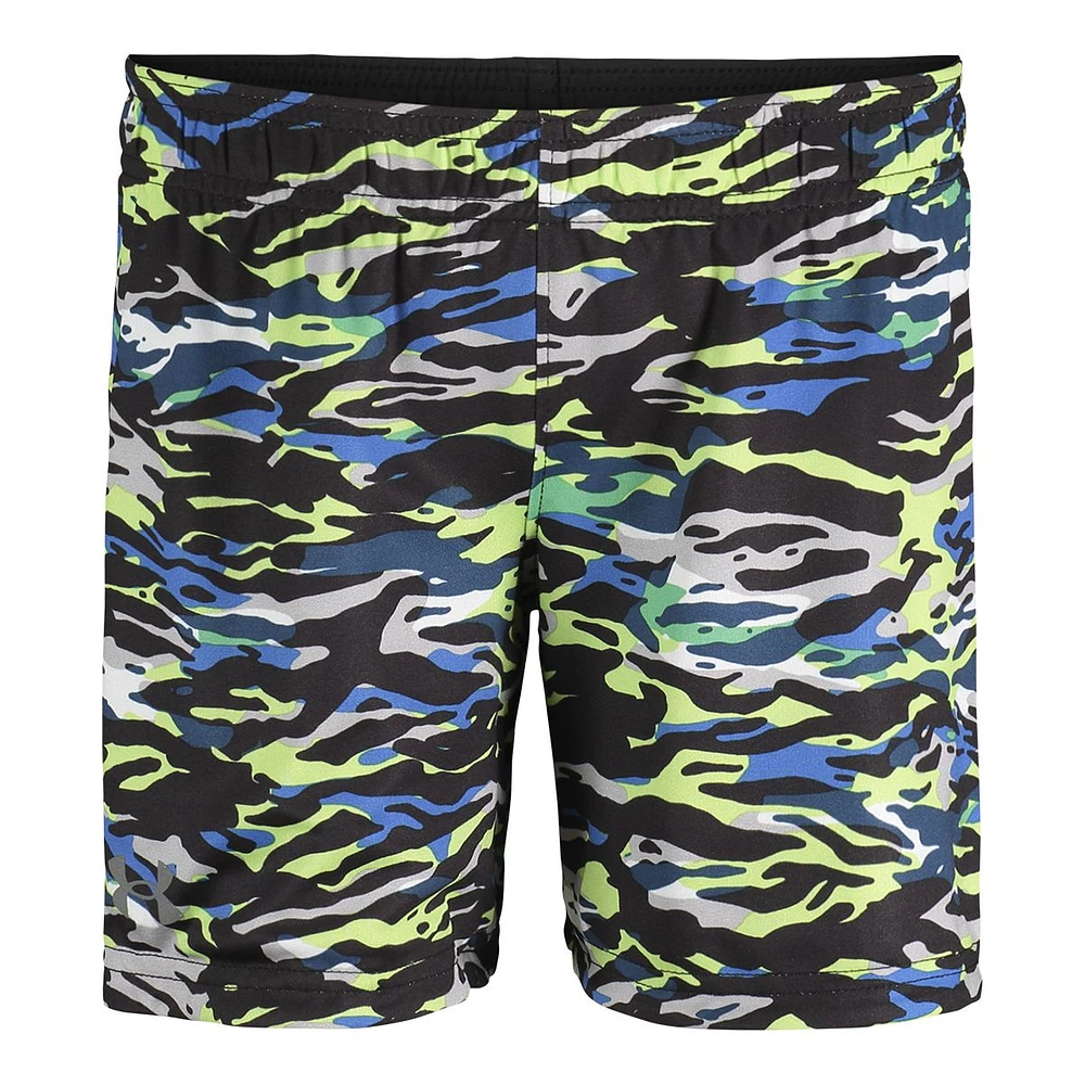 Under Armour Toddler Boys' 4-7 Pop Tiger Print Reversible Shorts