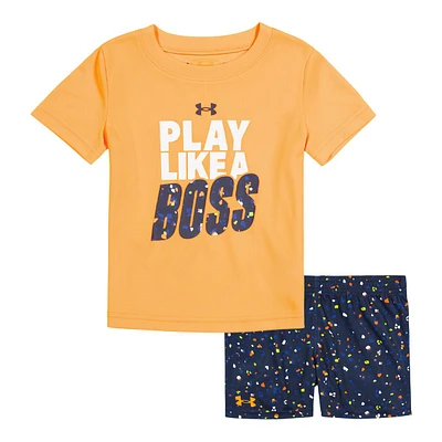 Under Armour Toddler Boys' Play Like A Boss T Shirt And Short Set