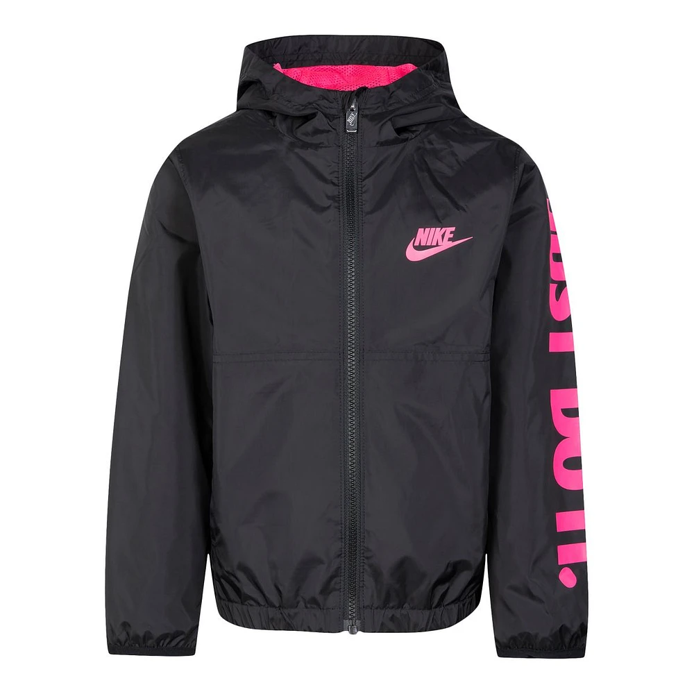 Nike Toddler Girls' 4-6X Key Item Just Do It Windbreaker