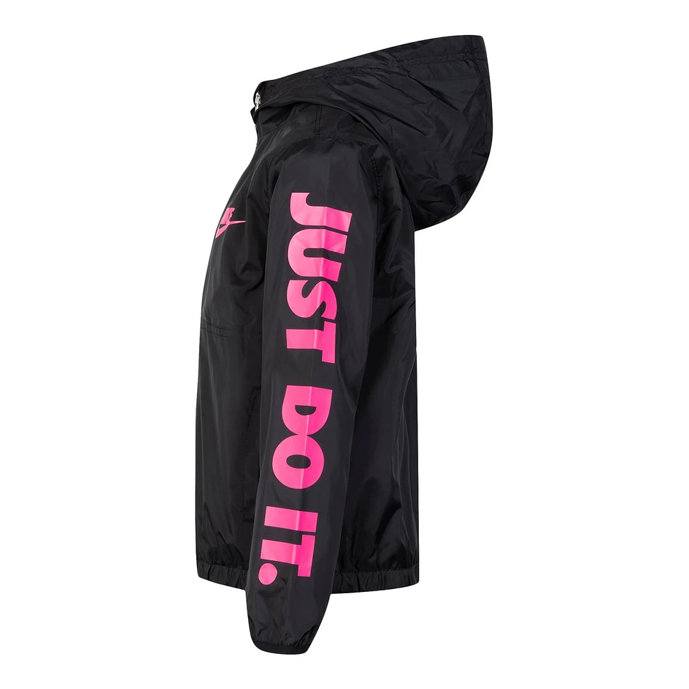 Nike Toddler Girls' 4-6X Key Item Just Do It Windbreaker