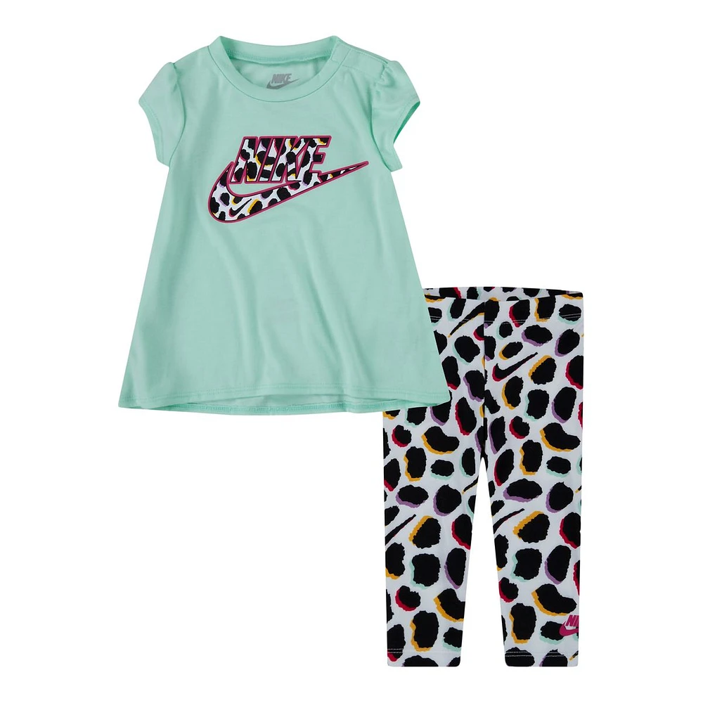 Nike Toddler Girls' 4-6X Tunic and All Over Print Legging Set