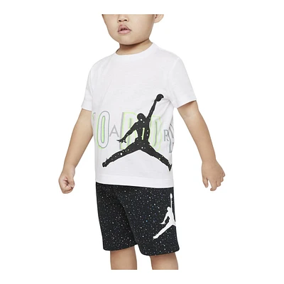 Jordan Boys' Toddler Speckled Air T Shirt And Shorts Set