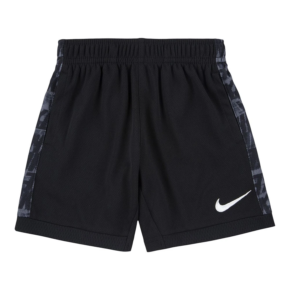 Nike Boys' Toddler Dri-FIT Trophy All Over Print Shorts