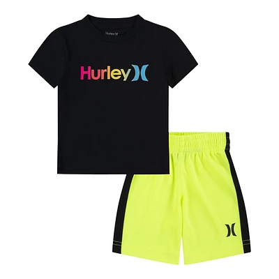 Hurley Boys' Toddler T Shirt And Shorts Set