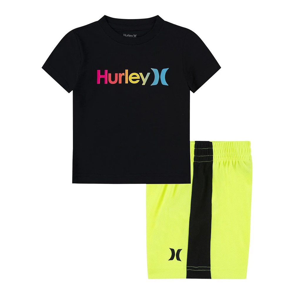 Hurley Boys' Toddler T Shirt And Shorts Set