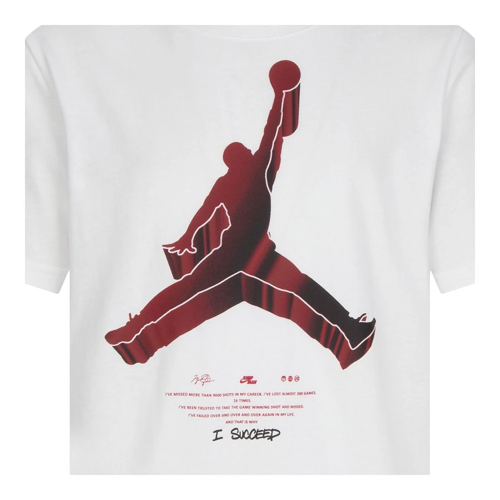 Jordan Boys' 4-7 Jumpman X Nike Action T Shirt