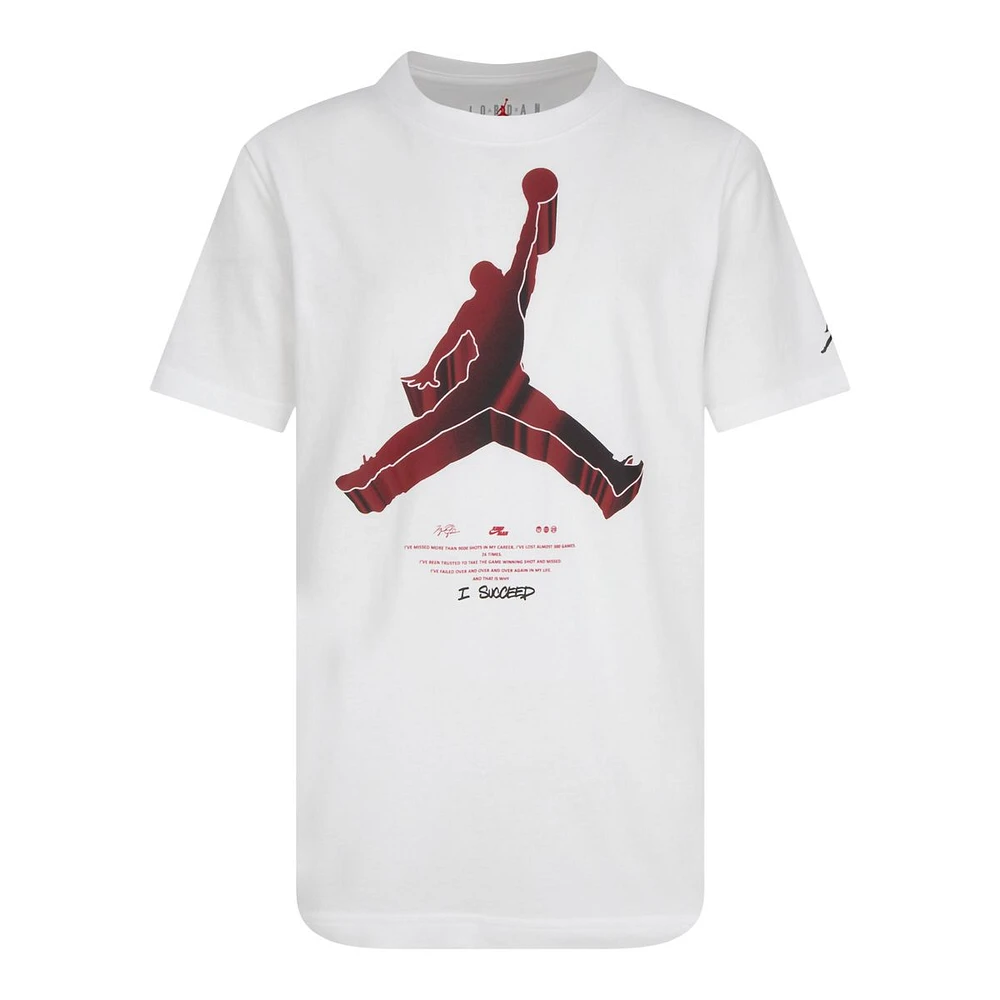 Jordan Boys' 4-7 Jumpman X Nike Action T Shirt