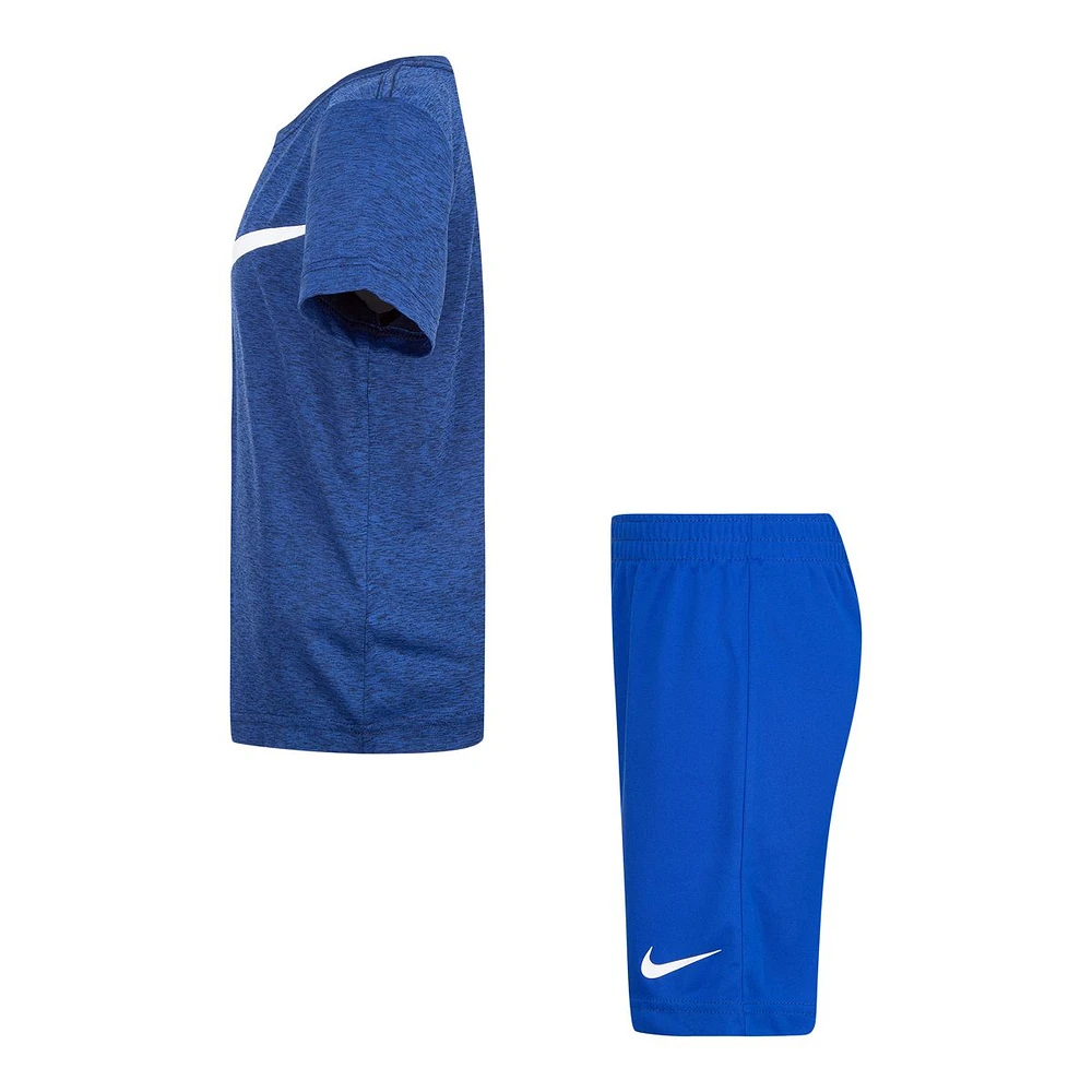 Nike Boys' 4-7 Dri-Fit Dropsets Shorts Set