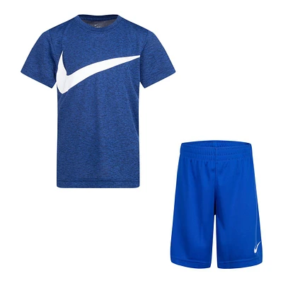 Nike Boys' 4-7 Dri-Fit Dropsets Shorts Set