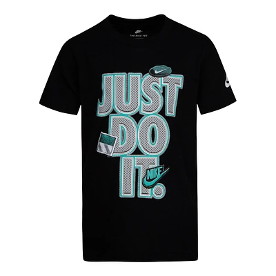 Nike Boys' 4-7 Faux Just Do It Labels T Shirt