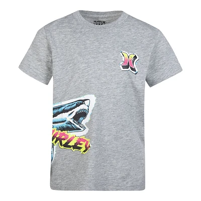 Hurley Boys' 4-7 Street Shark Wrap T Shirt