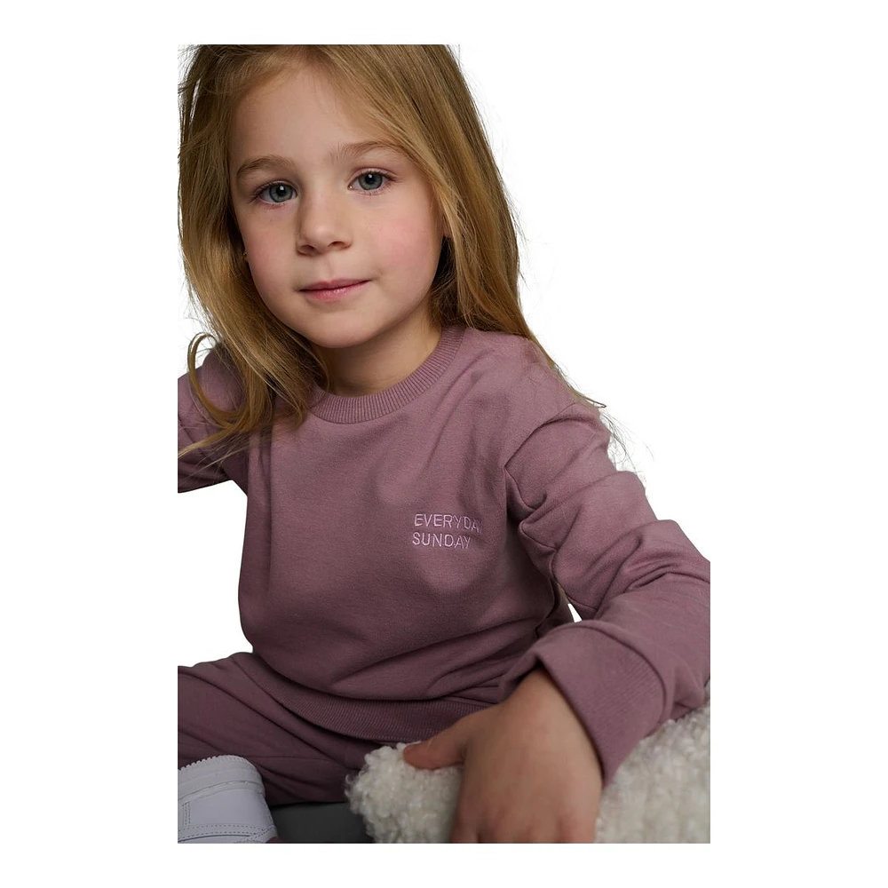 Everyday Sunday Toddler Girls' 2-7 Comfort Sweatshirt