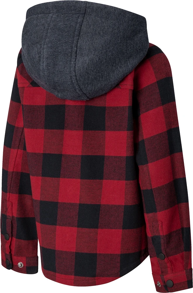 Ripzone Boys' 2-6 Hideout Hooded Flannel Shirt