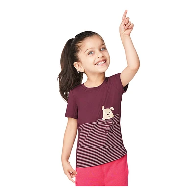 FWD Toddler Girls' Layering Dog T Shirt